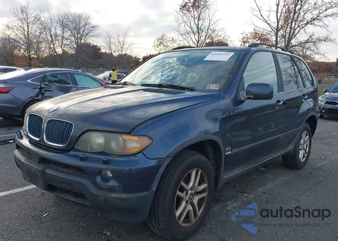 2004 BMW X5 3.0I z USA, uszkodzony, nr VIN 5UXFA13524LU44326